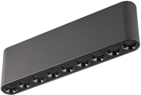 Потолочный линейный светильник Odeon Light Small 7092/21CL черный/металл/акрил LED 21W 3000K 220V