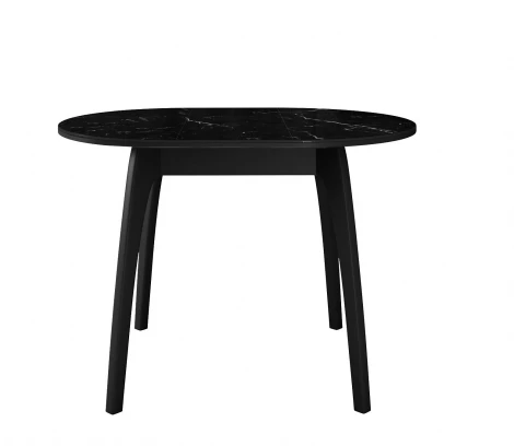 Стол DikLine MK46 Керамика Черный мрамор/подстолье черное/опоры черные арт.00-00079588