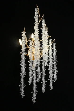 Бра Aployt Paulina APL.848.01.03 (220V, хрусталь, подвески, ветки)