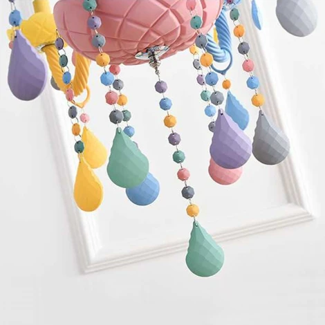 Подвесная люстра Rainbow D80 ImperiumLoft Rnb_01 (101982-26) (для детской, 220V, подвески, на цепи, подсвечник, свеча)