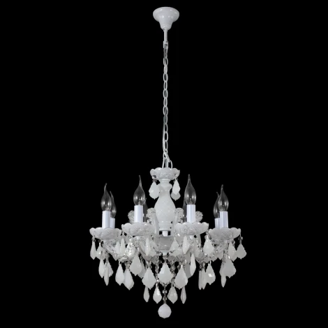 Подвесная люстра Crystal Lux Ines SP8 WHITE