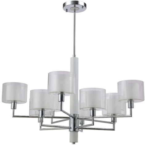 Потолочная люстра на штанге Crystal Lux Maestro SP-PL5+5 CHROME (220V)