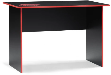 Письменный стол Woodville Эрмтрауд черный / красный 474253