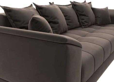 Диван прямой НордСтар НПБ Лига Диванов (Велюр) арт.129453