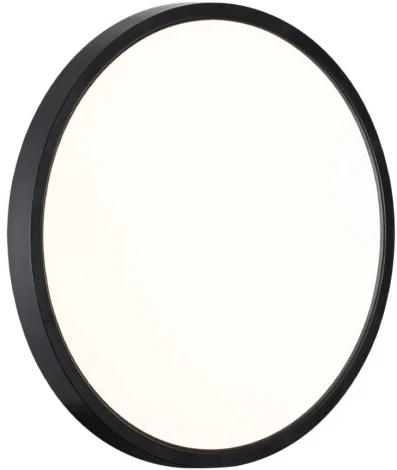 Настенно-потолочный Sonex Alfa Black 7660/24L MITRA пластик/белый/черный LED 24Вт 3000/4000K D300 IP20 (220V, круглые)