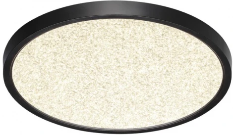 Настенно-потолочный Sonex Omega Black 7662/24L MITRA пластик/белый/черный LED 24Вт 3000/4000K D300 IP20 (220V, круглые)