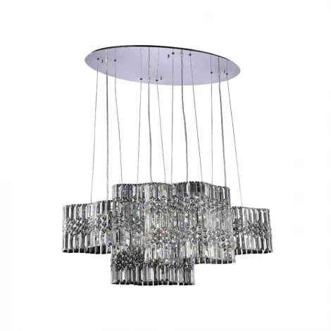 Подвесная люстра Lumien Hall Сейен 0033/8P-CR-CL