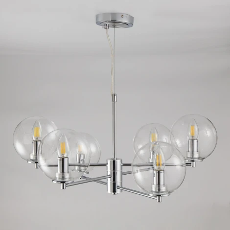 Подвесная люстра Citilux Галлен CL240161 (220V, на тросе, шарики)