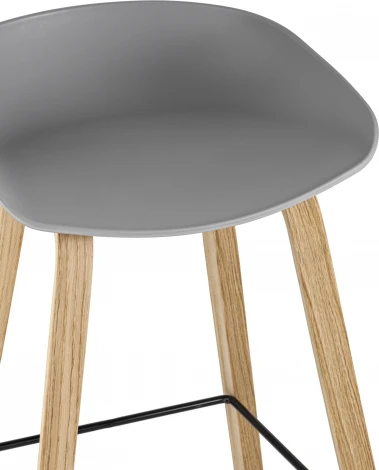 Стул барный LIBRA СЕРЫЙ 2 шт Stool Group (арт.УТ000038345)