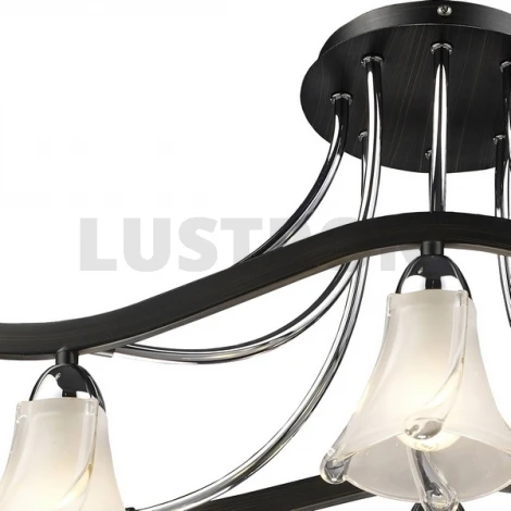 Потолочная люстра N-Light 471 471-08-13 chrome + wengue