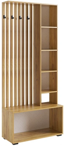 Бери Прихожая, цвет дуб крафт золотой/белое дерево Mebelson (арт.MPR-021.2563)