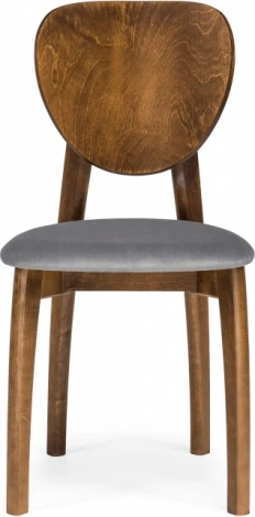 Стул деревянный Woodville Окава ткань tenerife stone / миланский орех арт.615248
