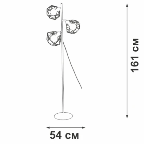 Торшер V4269-1/3P Vitaluce (220V)