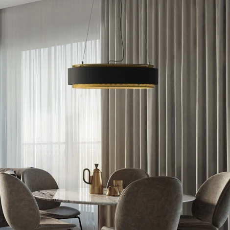 Подвесной светильник Casing 62 Black ImperiumLoft Casing01 (101409-26) (LED, 220V, на тросе, круглые, кольцо)