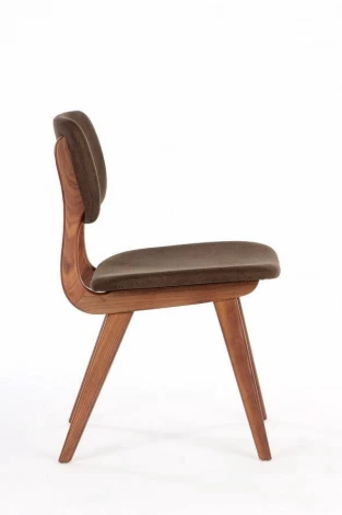 Деревянный стул Civil 1 Коричневый ткань