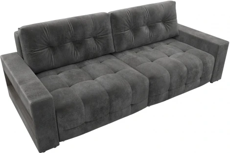 Диван прямой с полками Лига-053 НПБ Лига Диванов (Велюр) арт.128902