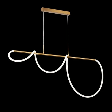 Подвесной светильник с гибким неоном и пультом Citilux Python CL220123 (регулировка яркости, LED, на тросе)