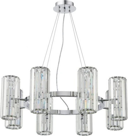 Подвесная люстра хрустальная Stilfort Twin 2175/09/16P (220V, на тросе)