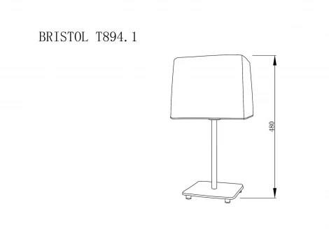 Интерьерная настольная лампа Lucia Tucci Bristol T894.1 (220V)