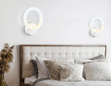 Настенный светильник светодиодный с регулировкой цветовой температуры Ambrella ACRYLICA FA8946 (220V, кольцо)