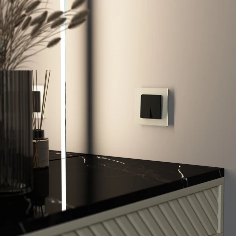 Рамка на 1 пост (шампань, стекло soft-touch) Werkel W0013111 (a064576)