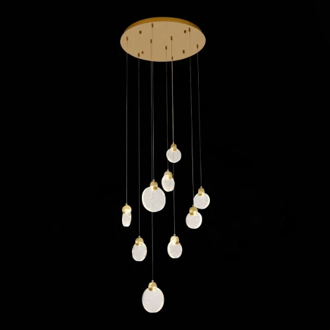 Подвесной светильник ST Luce Montecelio SL6104.203.09 (LED, 220V, хрусталь, на проводе)