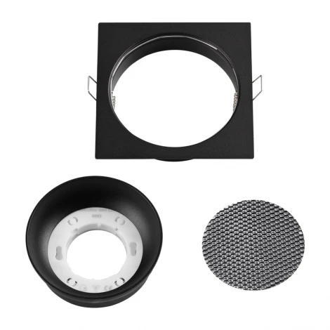 Светильник встраиваемый Novotech Gemini 371006 черный IP20 GX53 12W 220V