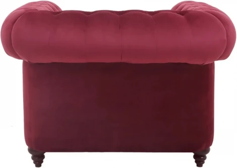 Кресло Chester Classic ОГОГО (арт.665411), (Ткань/Бордовый)