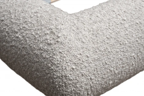 Кровать Sicilia без мех.,букле бежевая Orso BEG 240*220*87см Garda Decor