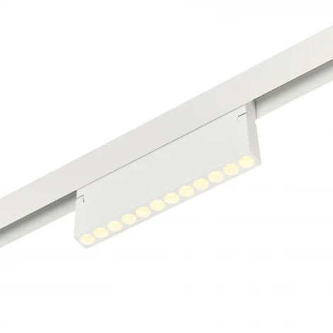 Трековый магнитный светодиодный светильник 12W 48V MyFar ФлоуПоинт MT0213-12W3K-W
