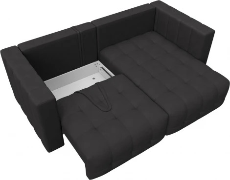 Диван угловой Лига-052 НПБ угол универсальный Лига Диванов (Замша) арт.128815