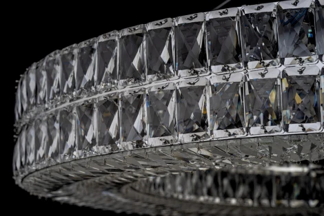 Подвесная люстра Arti Lampadari Sora Sora E 1.5.100.100 N (220V, хрусталь, на тросе, кольцо)