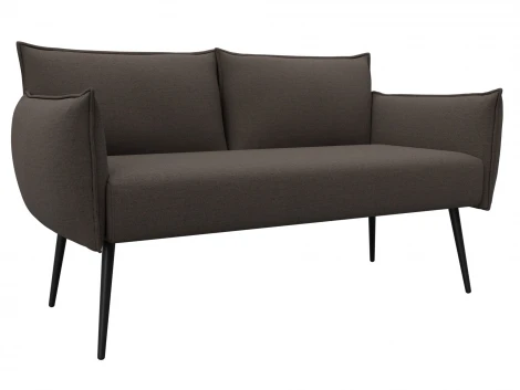 Диван прямой Лига-083 (Фанера/Металл/Рогожка/Коричневый) Лига Диванов 131062