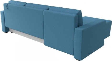 Диван угловой Траумберг Лайт левый угол (Голубой/Рогожка) Лига Диванов арт.121140L