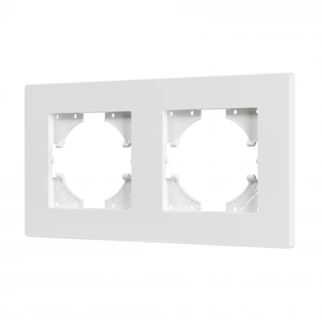 Рамка пластиковая FRM-PERIO-PL-2-WH (Arlight) 049750