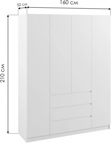Шкаф Мадера ЛДСП (Мадера ЛДСП графит новый) Woodville арт.521080