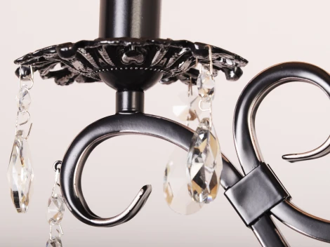 Подвесная большая люстра SD734-BL (220V, на цепи, свеча)