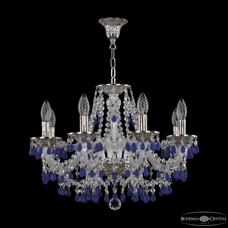 Подвесная люстра Bohemia 1610 16210/8/195 Ni V3001