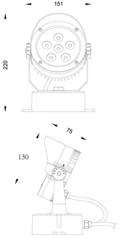 Прожектор уличный Deko-Light Power Spot 730284