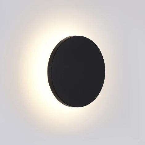 Настенный светильник светодиодный уличный Donolux Eclipse DL18840W12B 12Вт 877Lm 3000К IP65 черный