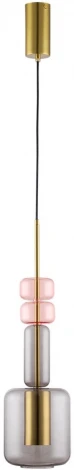 Подвесной светильник Lumion Verona 6504/1 бронза, розовый, серый GU10 50W 220V (на проводе)