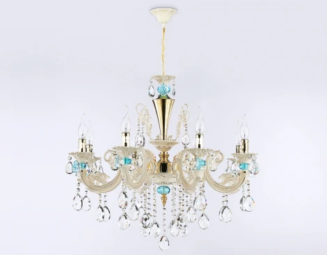 Подвесная люстра Ambrella TRADITIONAL TR4926 (220V, хрусталь, на цепи, свеча)