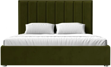 Кровать интерьерная Афродита 200 (Зеленый/Микровельвет) Лига Диванов арт.120613