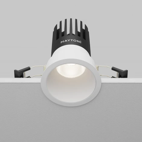 Встраиваемый светильник Maytoni Dip DL118-15W-4K-W (LED, 220V, круглые)