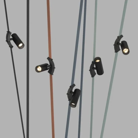 Трековый светильник 48V Denkirs Belty Spot DK5547-BK (LED)