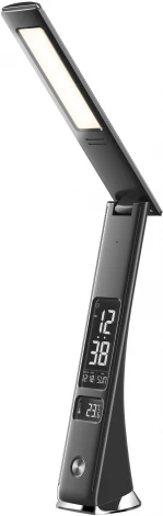Офисная настольная лампа c зарядкой от USB Uniel TLD-567 Black/LED/300Lm/4500K/Dimmer (220V, диммер, сенсорный выключатель)