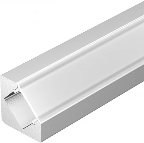 Профиль с экраном ALU-D45-2000 ANOD+FROST (Алюминий) 018252 Arlight