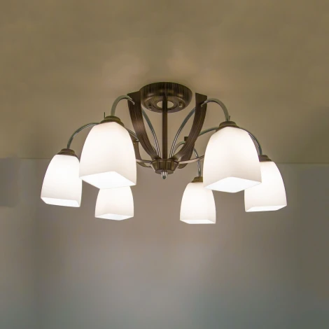 Потолочная люстра Citilux Крокус CL128161 (220V, венге)