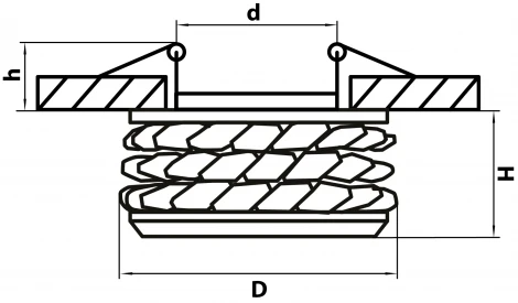 Встраиваемый точечный светильник Lightstar Onora 031802