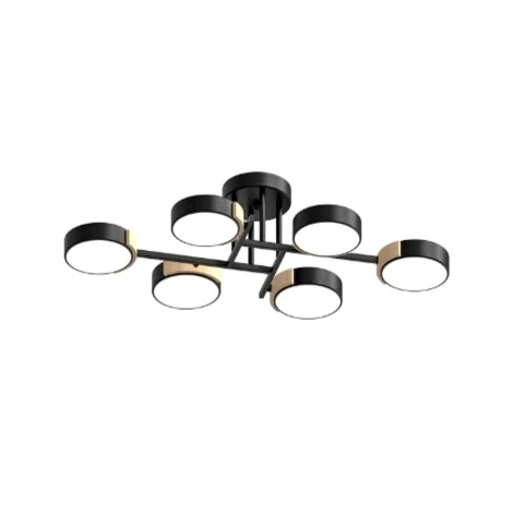 Потолочная люстра светодиодная на штанге LED4U LED4U L3211-830 BK